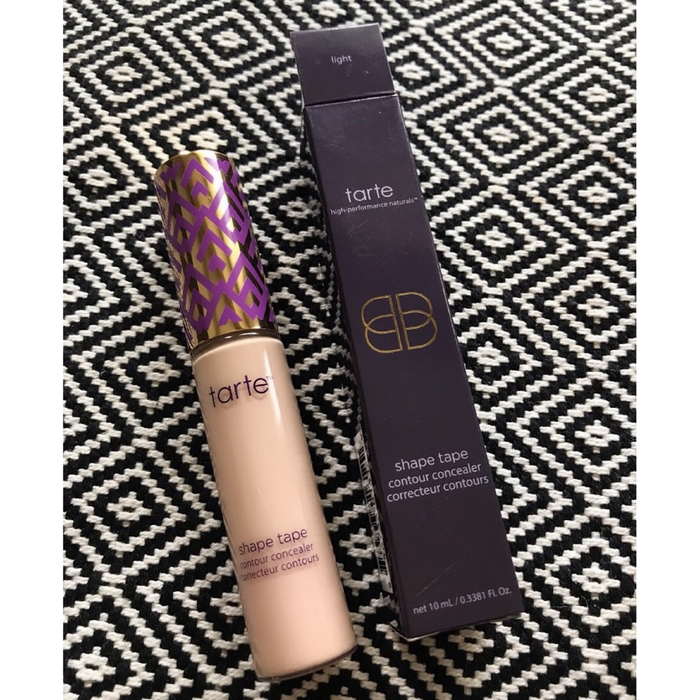 NIB Tarte Shape Tape LIGHT concealer FULL SIZE NEW